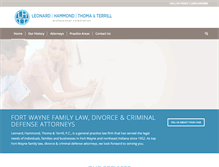 Tablet Screenshot of fwlawfirm.com